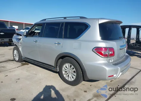 2017 Nissan Armada Sv из США, поврежденный, VIN JN8AY2ND6H9008958